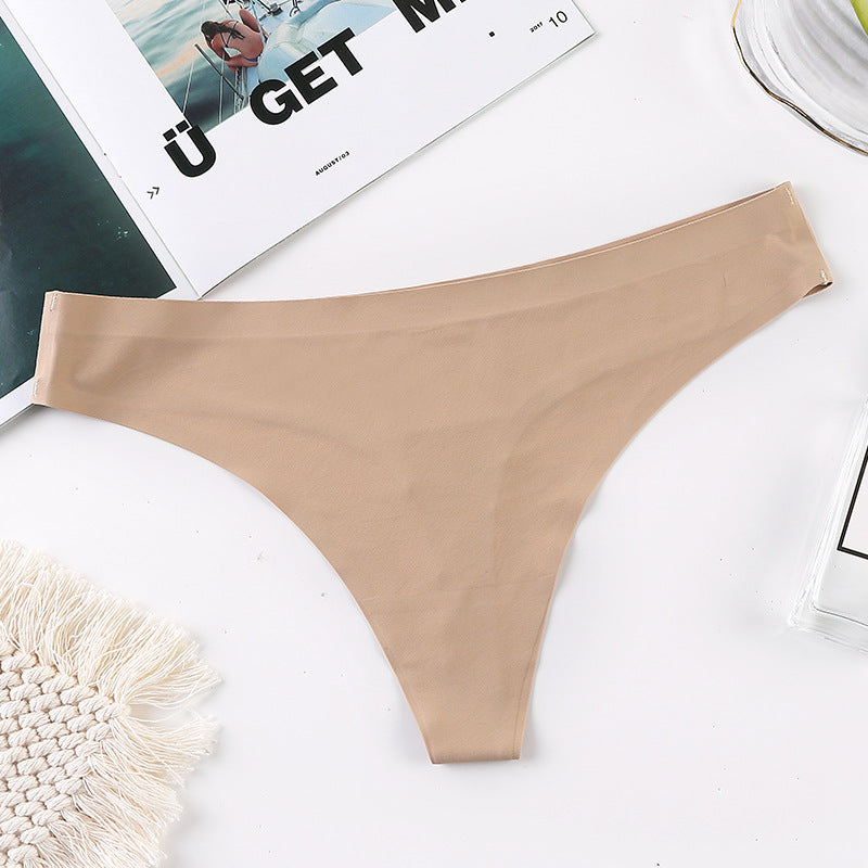One Piece Ice Silk Ladies Thong