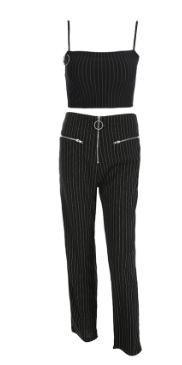 BUSINESS WOMAN 2 PIECE PLAID SET