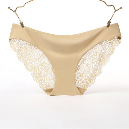 Ice silk seamless low waist briefs
