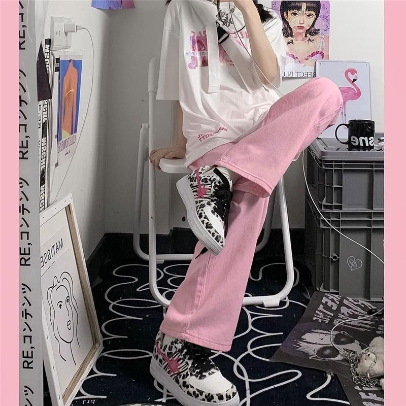 Women's All-match Straight Wide Leg Jeans
