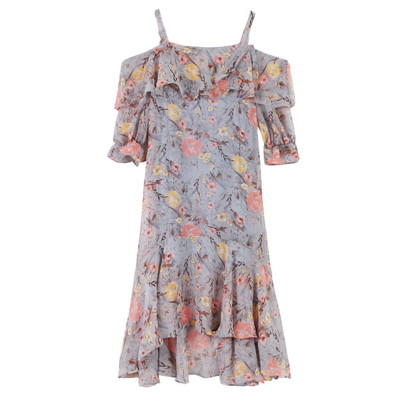 Floral dress with condole belt