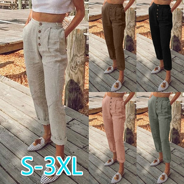 Casual temperament women's trousers