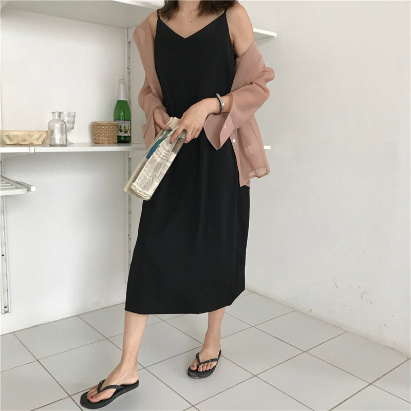 Loose medium and large Chiffon bottom skirt