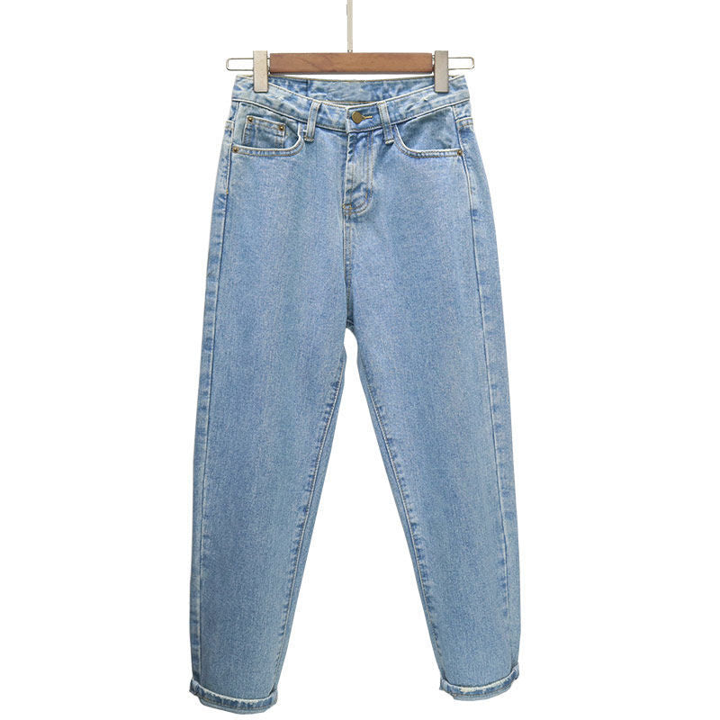 Slim high waist radish pants