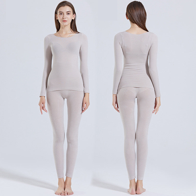 hermal underwear set round neck to keep warm