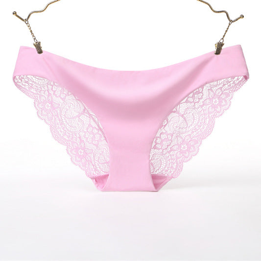 Ice silk seamless low waist briefs