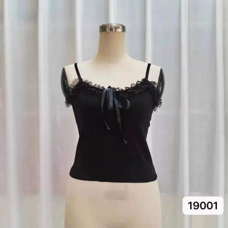 Pure Girl Bottoming Small Slip Top Outer Vest
