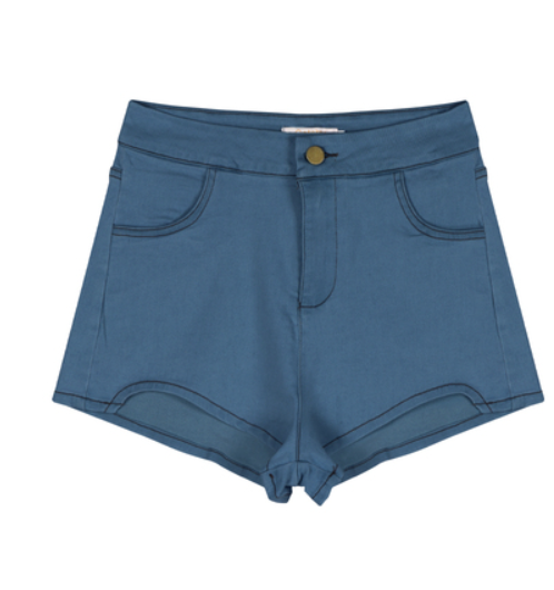 Irregular Jeans Women's Ins Trendy Elastic Thin Hot Pants