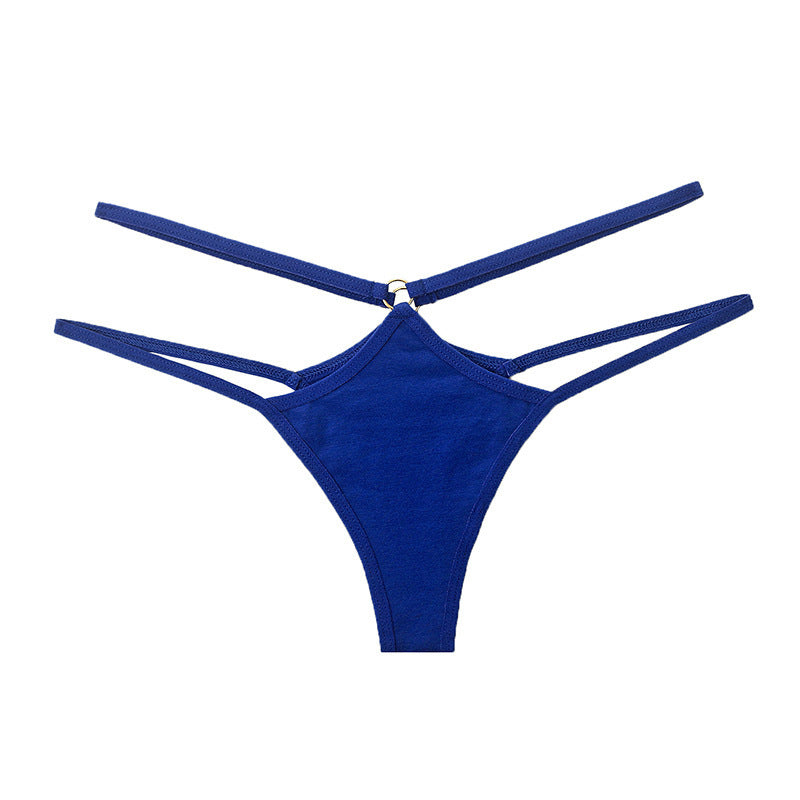 Thin Strap Hollow Transparent Sexy Women's Thong