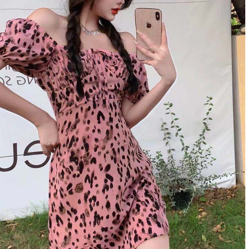 Mid-length Bubble Sleeve Marmalade Dress Female