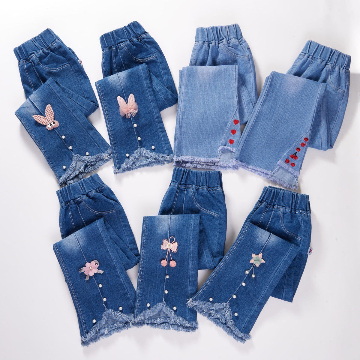 Lote de 50 Piezas Jeans Niñas
