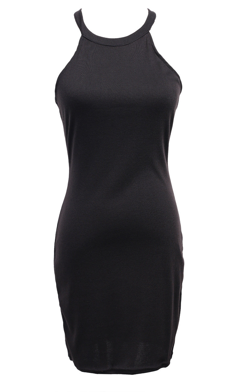 Sleeveless bottoming vest dress