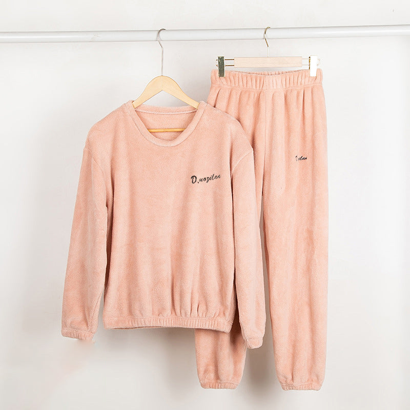 New Casual Long Sleeve Thick Fashion Women's Home Wear