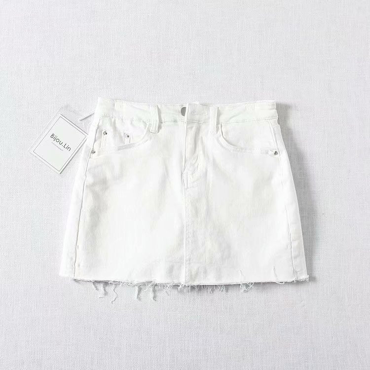 New High Elastic Personality Slim Fashion Denim Culottes Women
