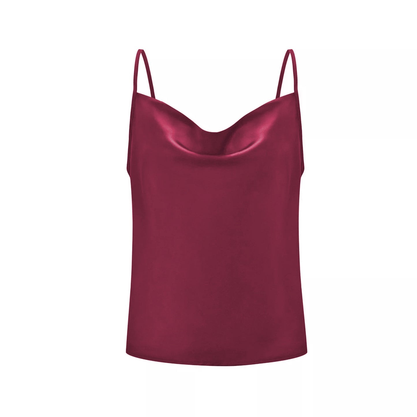 Women's Camisole Vest Solid Color Bottoming Silk Chiffon Shirt