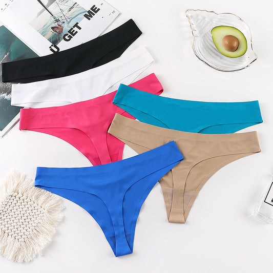 One Piece Ice Silk Ladies Thong
