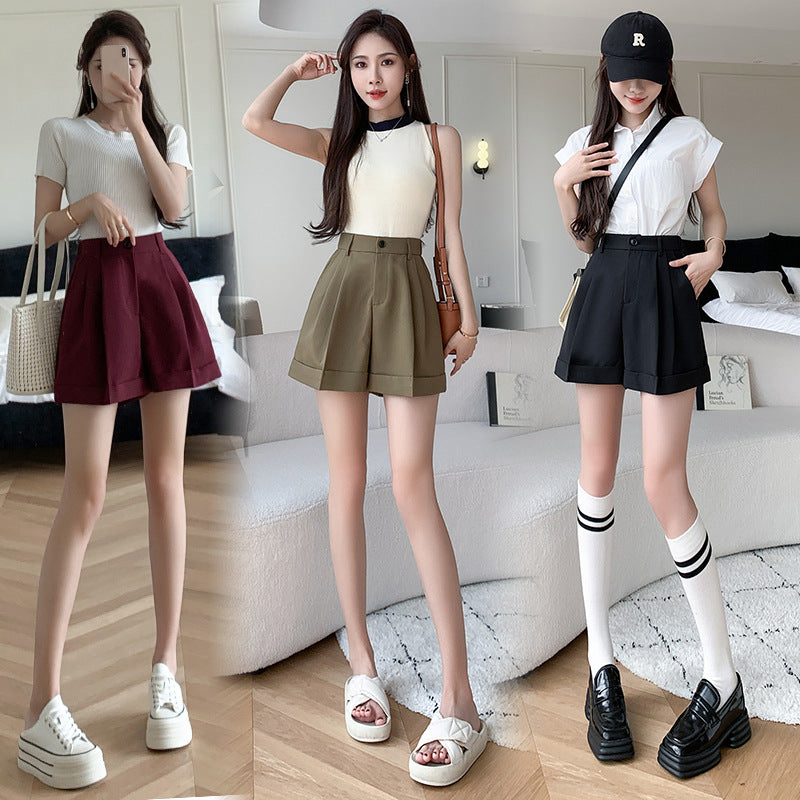 Women's Fashion High Waist Loose Casual Working Pants