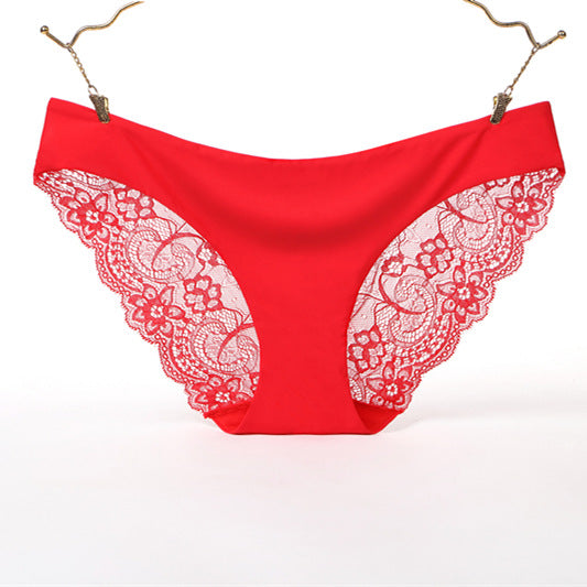 Ice silk seamless low waist briefs