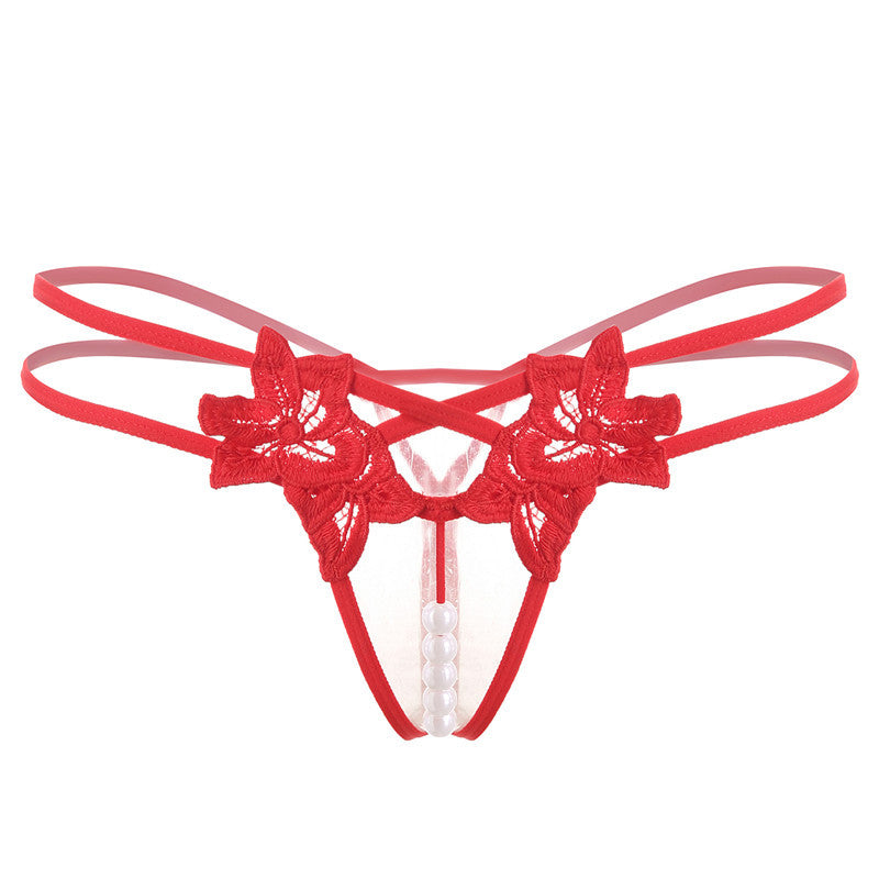 Erotic Lingerie Sexy Embroidered Women's Thong
