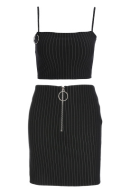 BUSINESS WOMAN 2 PIECE PLAID SET