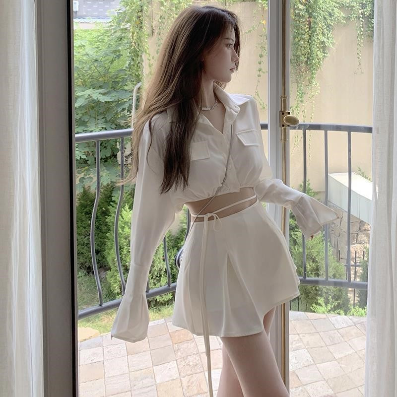 Design Two-piece Shirt Skirt For A Minority