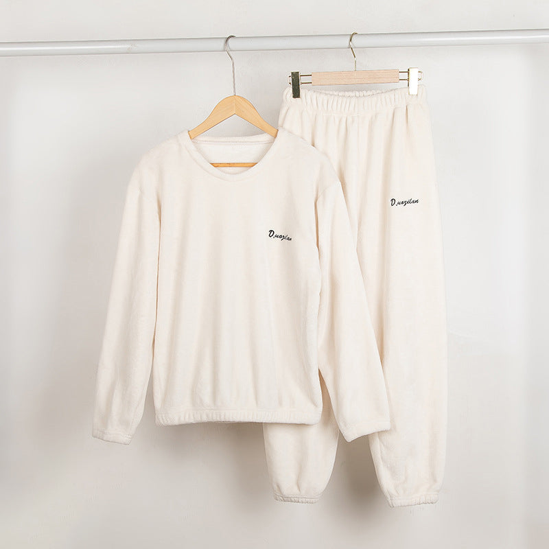 New Casual Long Sleeve Thick Fashion Women's Home Wear
