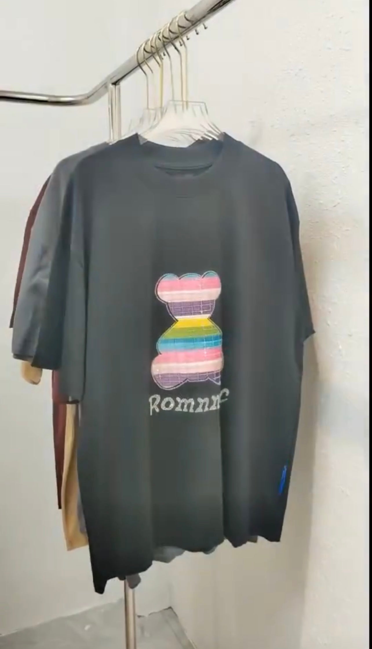 Lotes de 100 Tshirts Oversizes con Cristales ($2.50 x pieza), Ref:TCristal