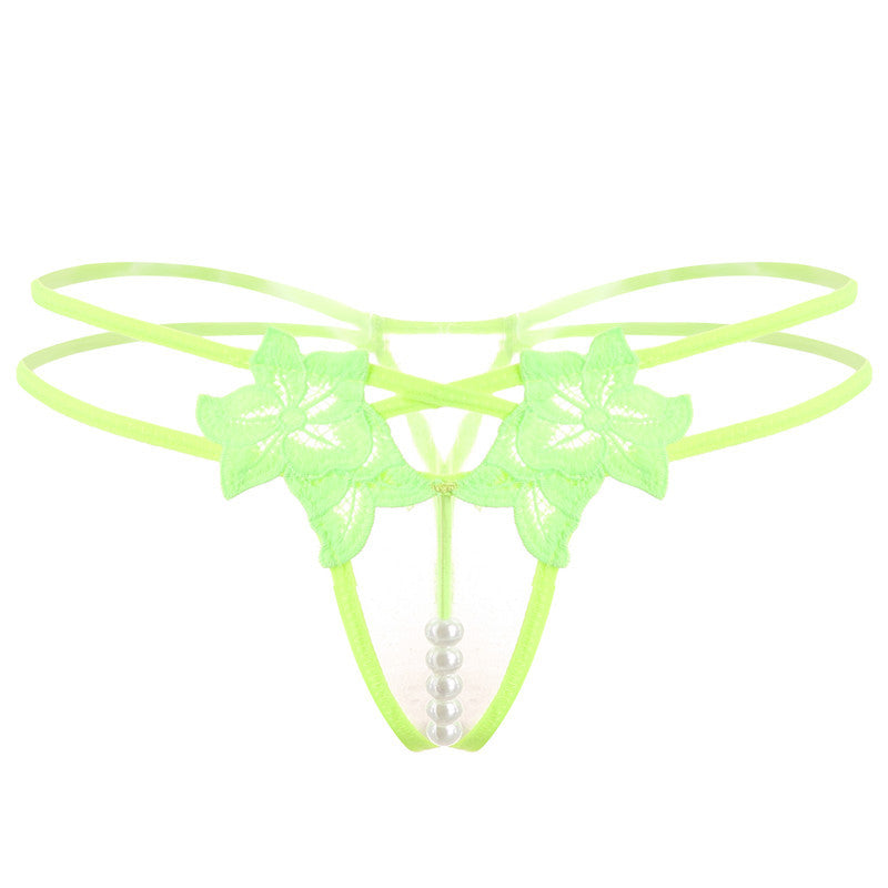 Erotic Lingerie Sexy Embroidered Women's Thong