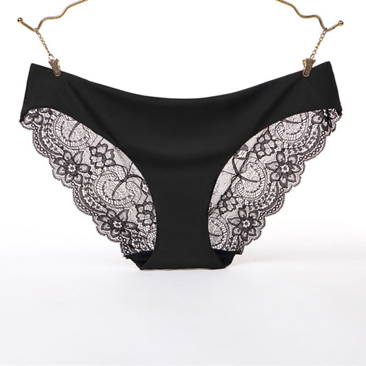 Ice silk seamless low waist briefs