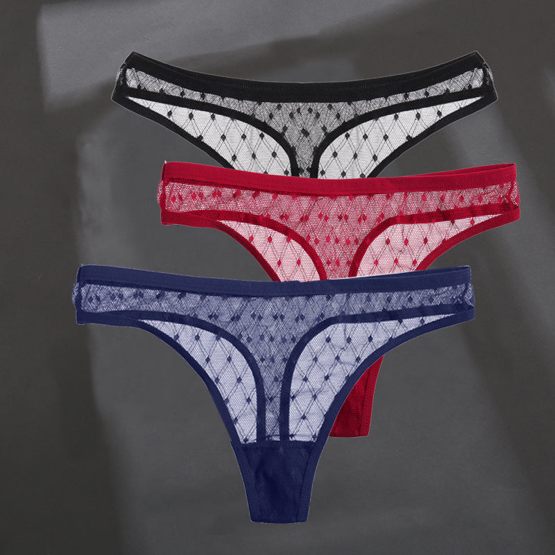 Fashion Sexy Solid Color Breathable Women's Thong