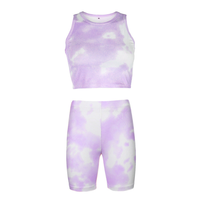 Sports vest shorts suit