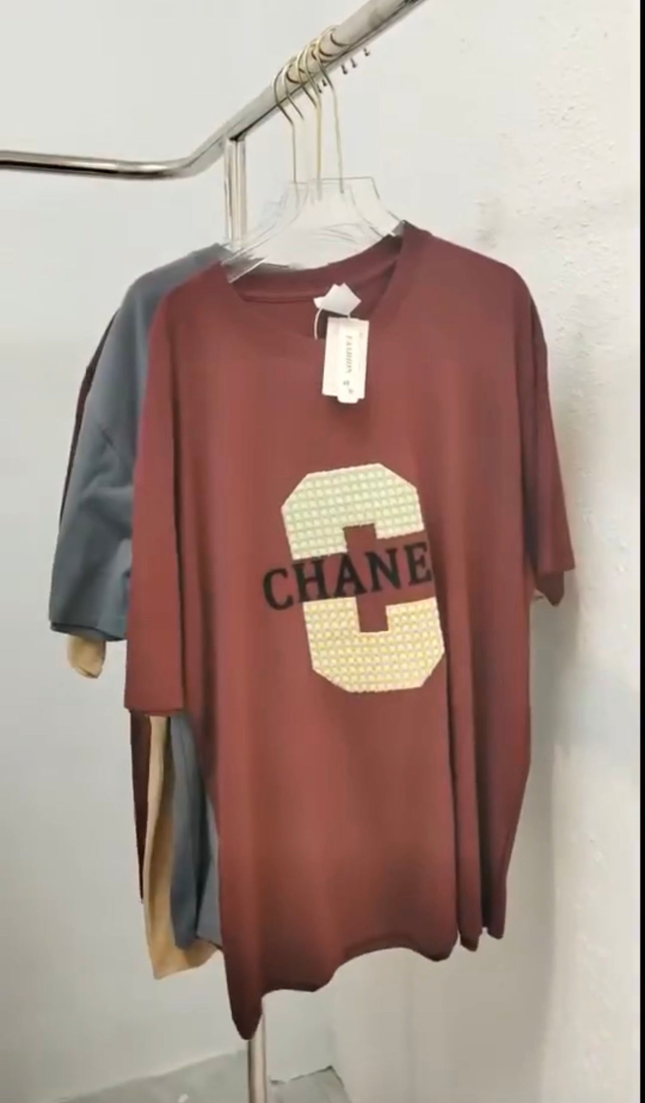 Lotes de 100 Tshirts Oversizes con Cristales ($2.50 x pieza), Ref:TCristal