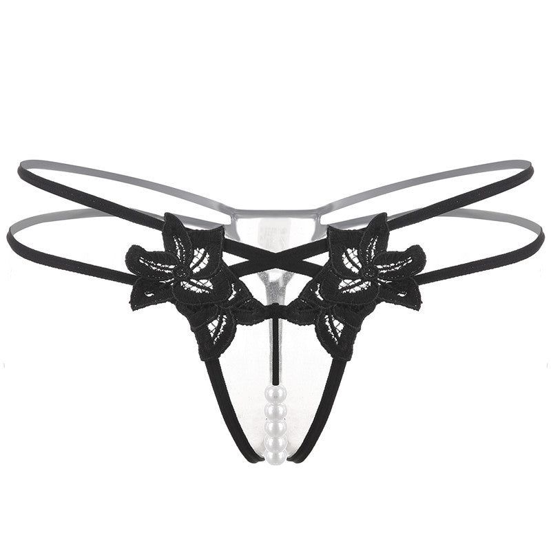 Erotic Lingerie Sexy Embroidered Women's Thong