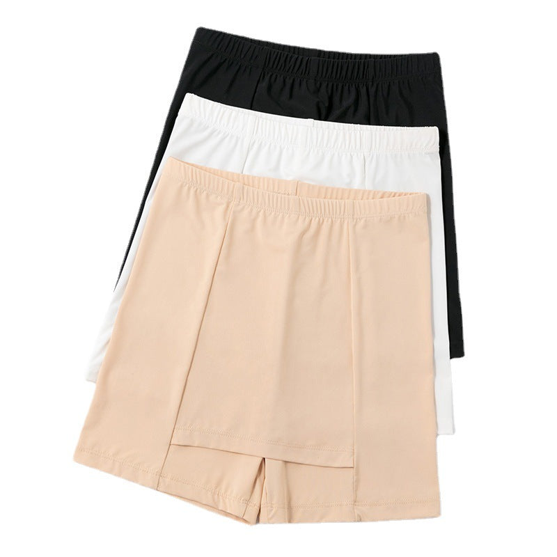 Double Safety Pants And Crotch Cover To Prevent Exposure