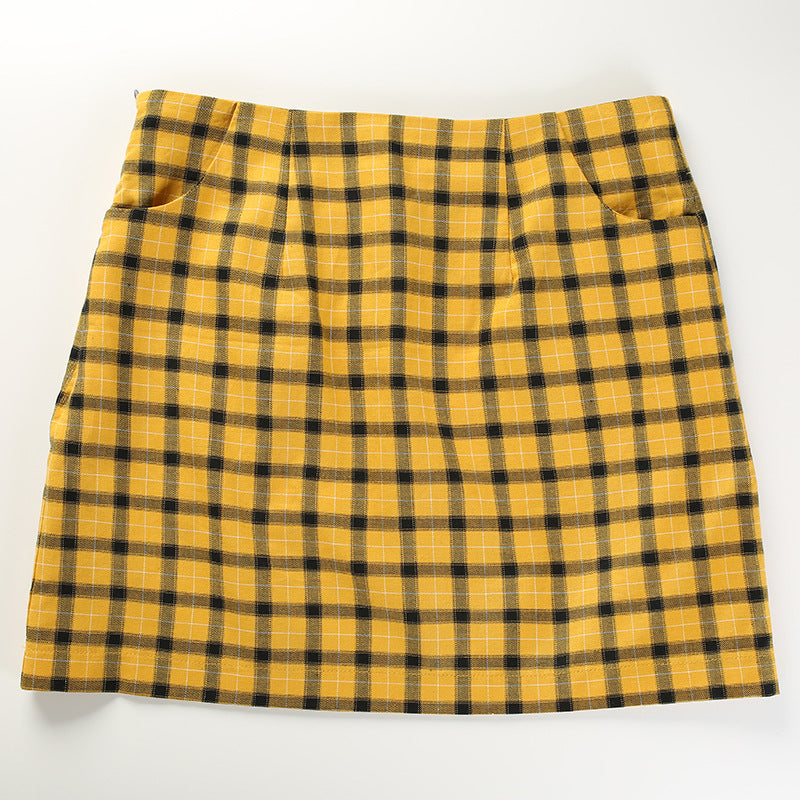Europe And America Cross Border Detonating Speed Sell Hot Spring And Summer Women's Wear New Style Pleating, Lattice Skirt Skirt Two Sets