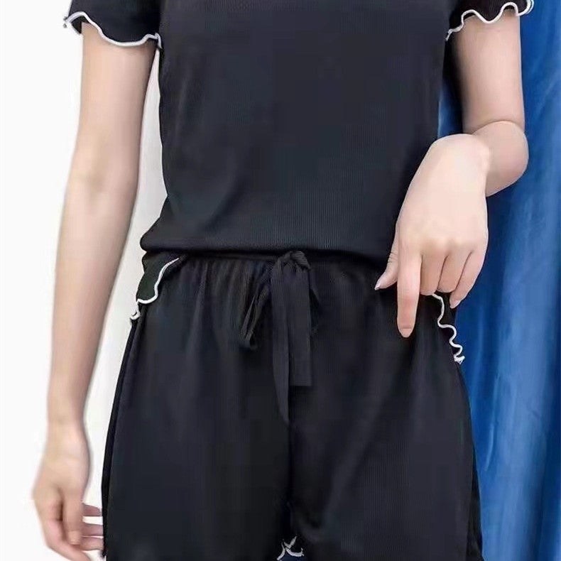 Women's Casual Fungus Edge Homewear Set