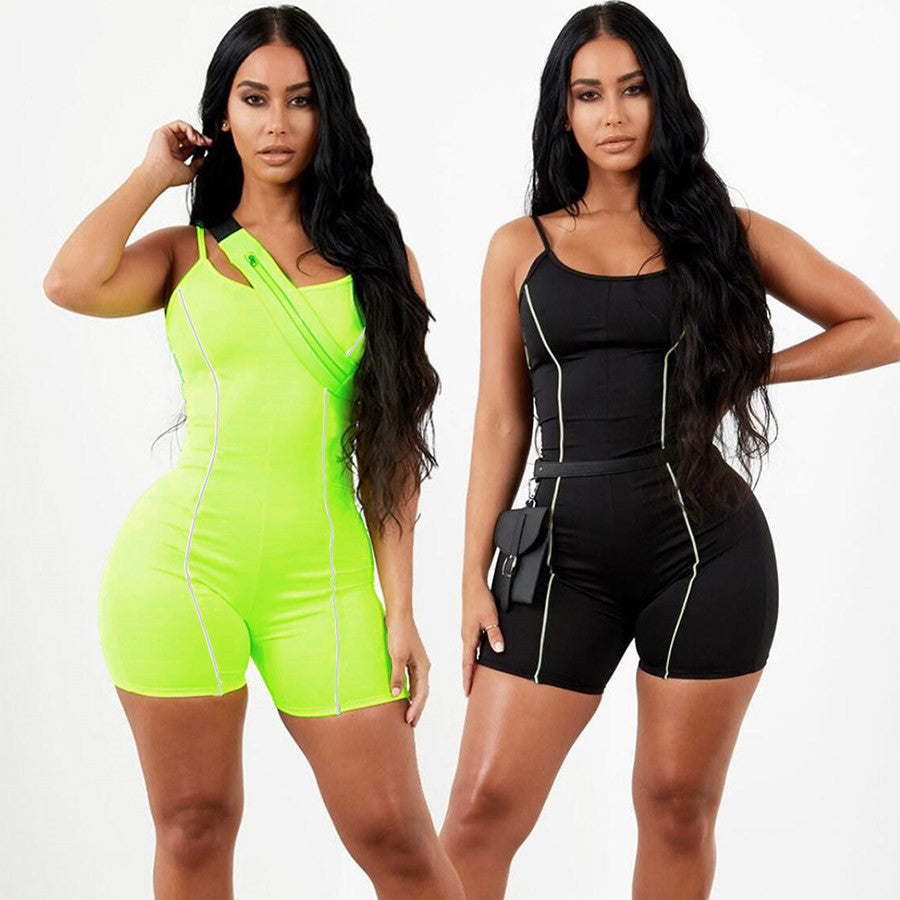 Sling jumpsuit color matching