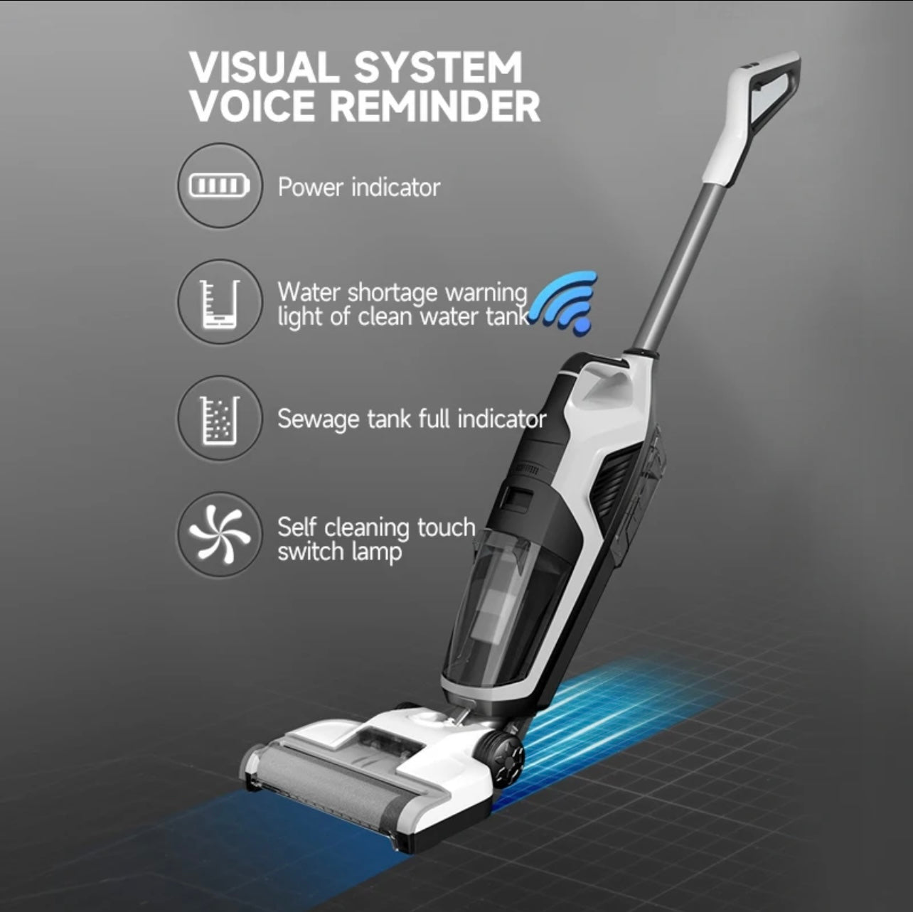Wet & Dry Vacuum, All-in-One Cordless Vacuum & Mop - Free Shipping USA 5-7 days
