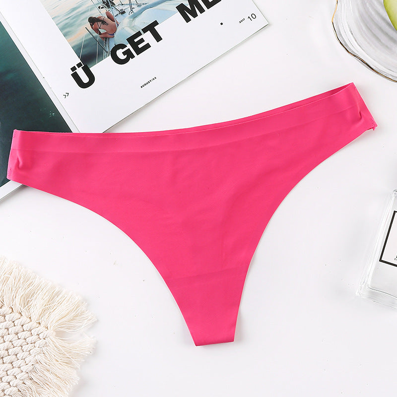 One Piece Ice Silk Ladies Thong