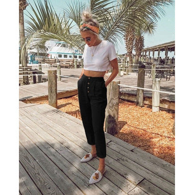 Casual temperament women's trousers