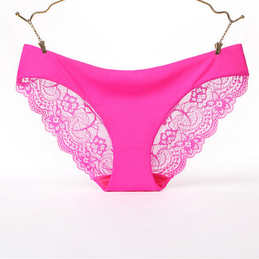 Ice silk seamless low waist briefs