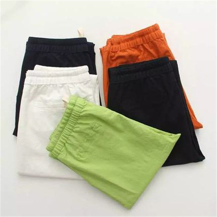 Linen casual pants