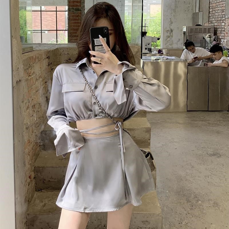 Design Two-piece Shirt Skirt For A Minority