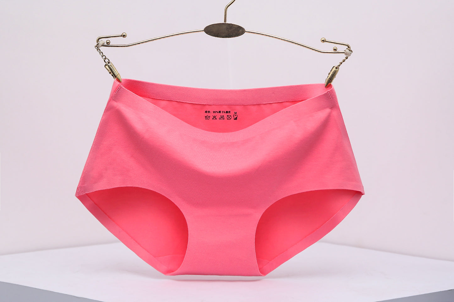 One Piece Seamless Women's Underwear Mid-waist Sexy Cotton Briefs