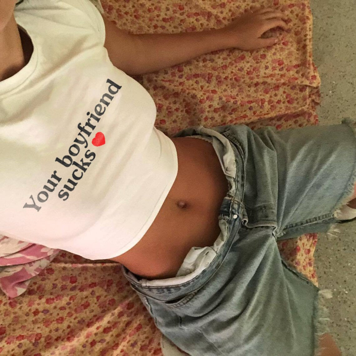 Your Boyfriend Socks Short Sleeved