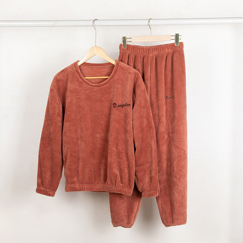 New Casual Long Sleeve Thick Fashion Women's Home Wear