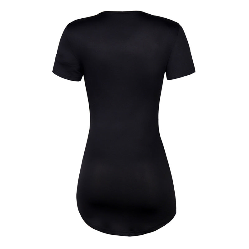 Sexy Solid Color Short Mini Bag Hip Dress