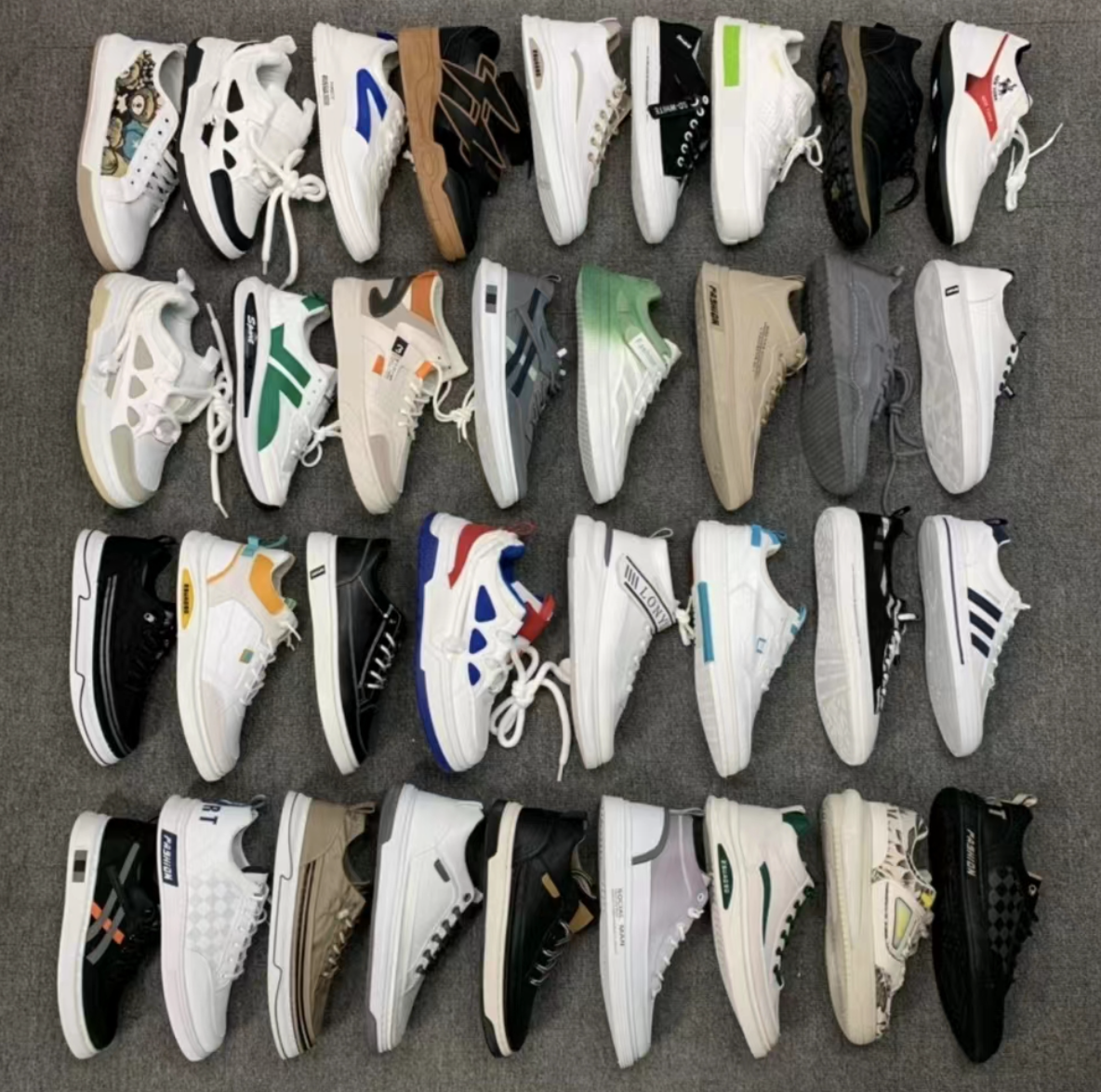 Lotes de 100 Zapatillas de Caballeros, Modelo M1185