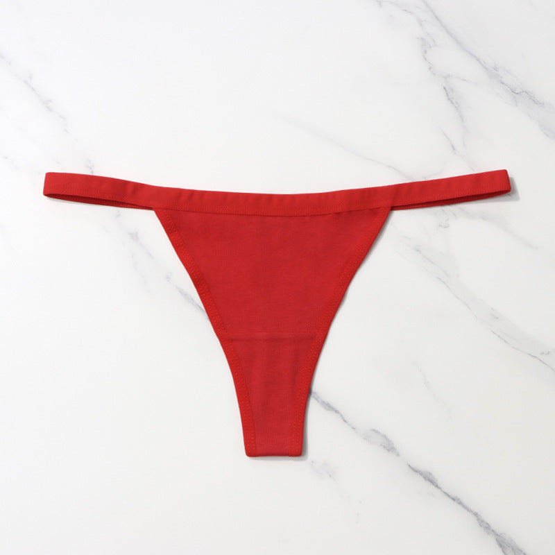 Women's Cotton T-shaped Knitted Underwear