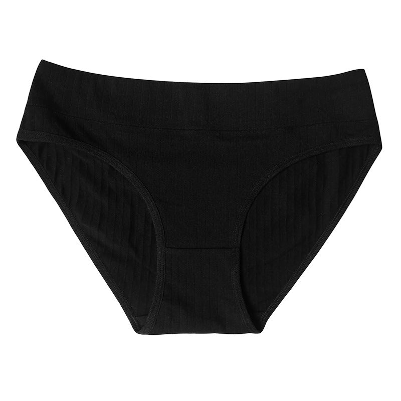 Cotton Mid Waist Women's Underwear Plus Size Cotton Women's Briefs